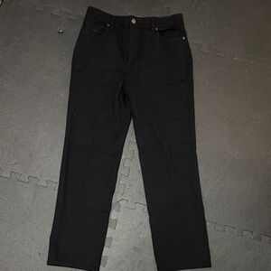 Gloria Vanderbilt Elegant Black Trousers